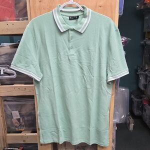 ASOS Size L Mint Green Polo Shirt